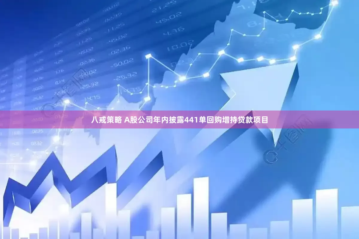 八戒策略 A股公司年内披露441单回购增持贷款项目