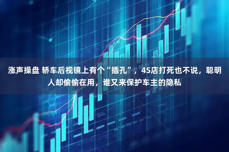 涨声操盘 轿车后视镜上有个“插孔”，4S店打死也不说，聪明人却偷偷在用，谁又来保护车主的隐私